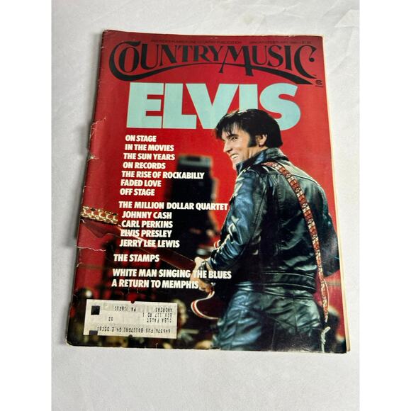 Vintage Country Music Magazine Elvis Presley Collectors Edition Issue 1980 - Picture 1 of 5